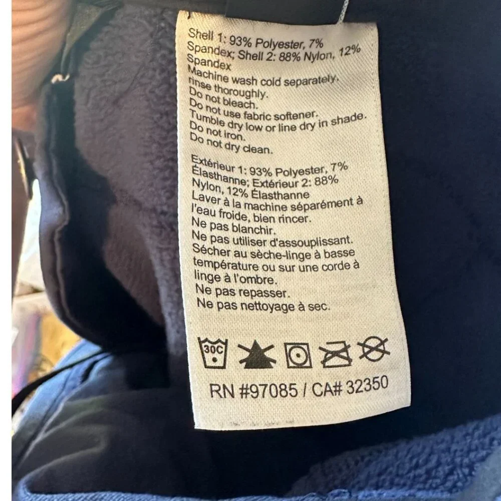 Outdoor Research Women's Methow Pants Size 4 Pant Small S Blue Fleece Lined - Picture 13 of 16